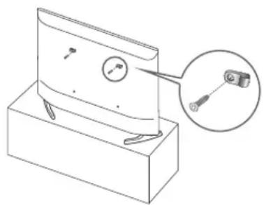 SAMSUNG UE32N4300AK - Preventing the TV from falling - 1