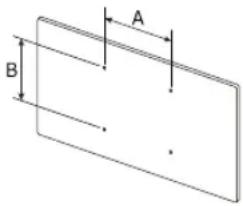 SAMSUNG UE55NU8055T - Montieren des Geräts an der Wand - 3