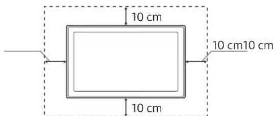 SAMSUNG UE43NU7445U - Television ilmankierron takaaminen - 2