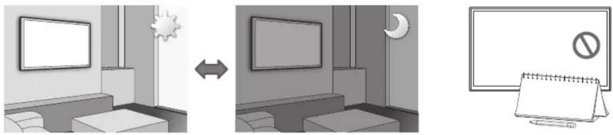 SAMSUNG UE43NU7445U - Capteur eco et luminosité de l'écran - 1