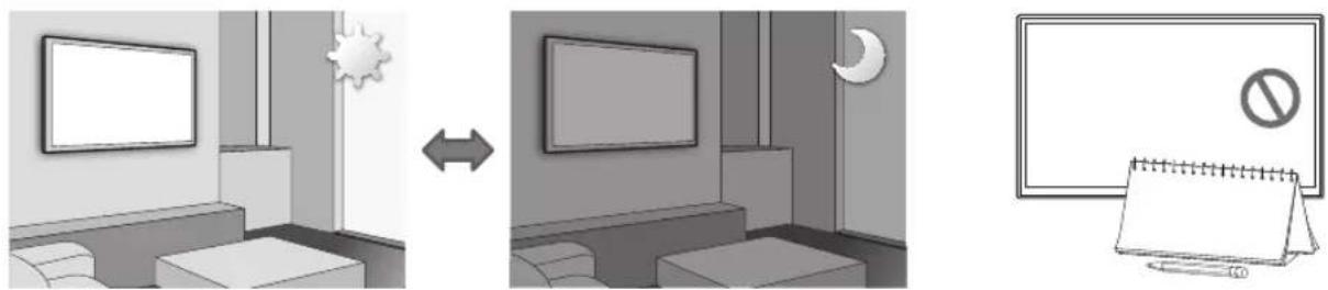 SAMSUNG UE43NU7445U - Ekosensor och skärmljusstyrka - 1