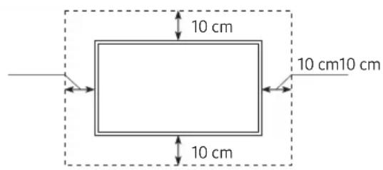SAMSUNG UE65RU7445U - Ausreichende Belüftung Ihres Geräts - 2