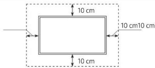 SAMSUNG UE65RU7445U - Television ilmankierron takaaminen - 2