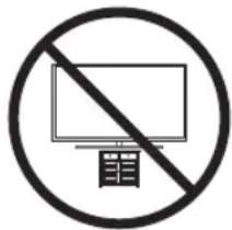 SAMSUNG UE65RU7445U - Sikkerhetsforholdsregler: Feste TV-en til veggen for å unngå at den faller - 1