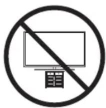 SAMSUNG UE55RU7445U - Precaução de segurança: Fixação do televisor à parede de modo a evacitar quidas - 1