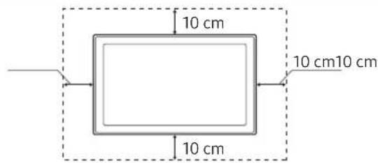 SAMSUNG UE50NU6025K - Ausreichende Belüftung Ihres Geräts - 2
