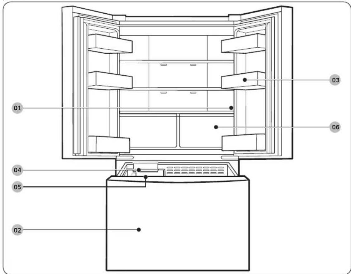 SAMSUNG RF20A5101SR - Présentation rapide du réfrigérateur - 1