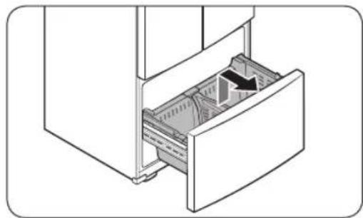 SAMSUNG RF20A5101SR - Bac inférieur - 1