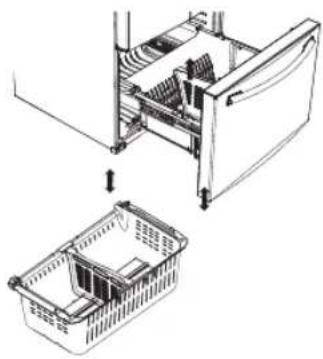 SAMSUNG RF23HCEDBSG - REMOVING THE FREEZER ACCESSORIES - 4