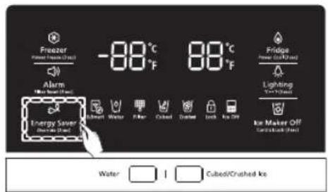 SAMSUNG RF23HCEDBSG - Activación y desactivación del modo de anulación - 2