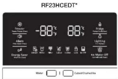 RF23HCEDT* Repeater Energy Storage/Heat -88°C 88°C Bridge Power/Heat/Heat Lighting Cool/Water Energy Sensor WATER/Heat/Heat Air Maker Off Saturated/Heat/Heat Water Cuboid/Crushed Air
