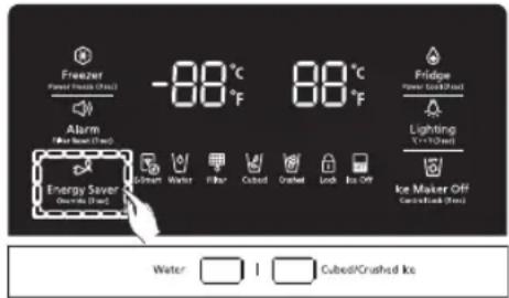 SAMSUNG RF23HCEDBSG - Activation et désactivation du mode Override - 2