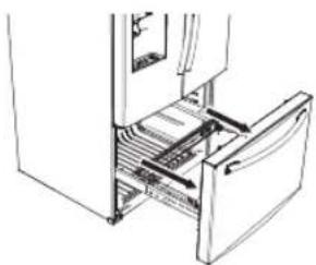 SAMSUNG RF23HCEDBSG - DISASSEMBLE THE FREEZER DRAWER - 5