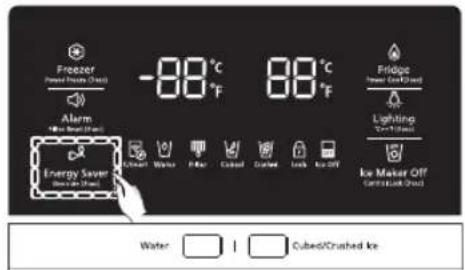 SAMSUNG RF23HCEDBSG - Activación y desactivación del modo de anulación - 1