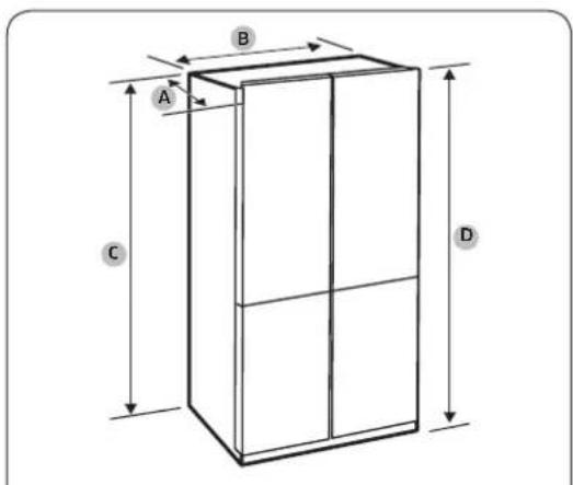 SAMSUNG RF23A9071SG - Espacio libre - 1