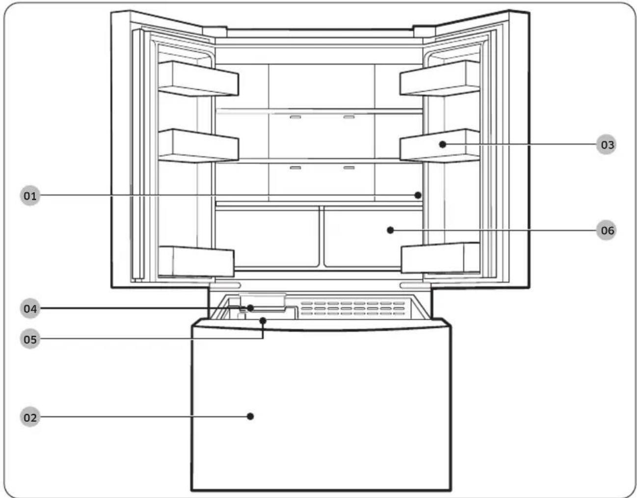 SAMSUNG RF18A5101SR - Présentationrapideduréfrigérateur - 1