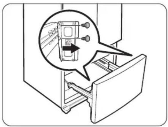 SAMSUNG RF18A5101SR - Para colocar nuevomente las puertas del refrigerador - 2