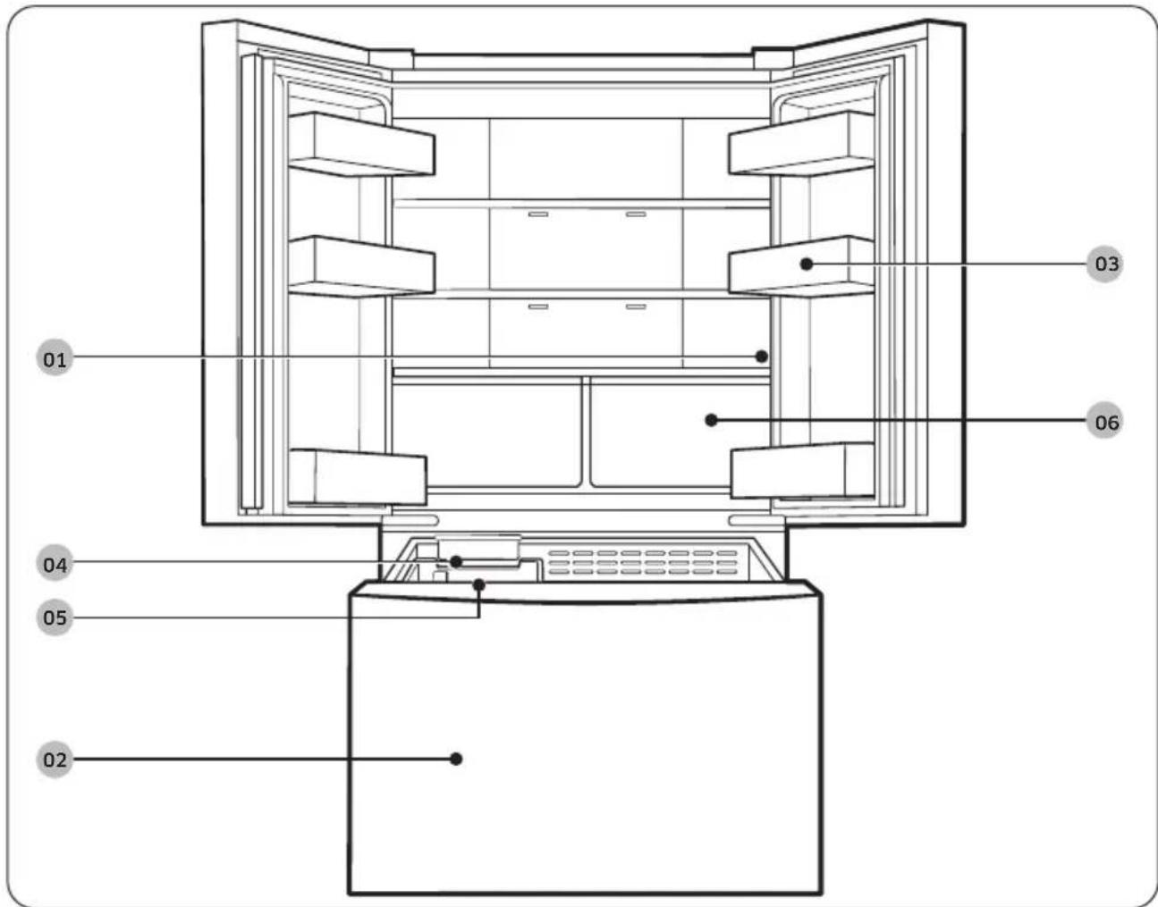 SAMSUNG RF18A5101SR - ADVERTENCIA - 1