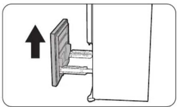 SAMSUNG RF18A5101SR - Para colocar nuevomente las puertas del refrigerador - 3