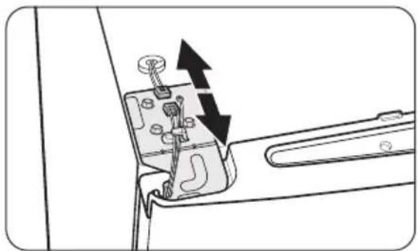 SAMSUNG RF18A5101SR - Démonter les portes du réfrigérateur - 2