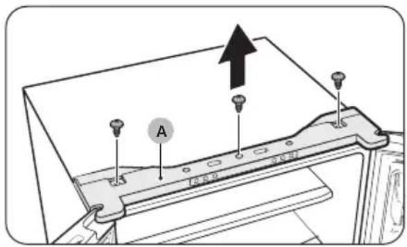 SAMSUNG RF18A5101SR - Démonter les portes du réfrigérateur - 1