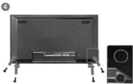 SAMSUNG SMT4011N - > 2. De voet installereren (afzonderlijk verkocht) - 4