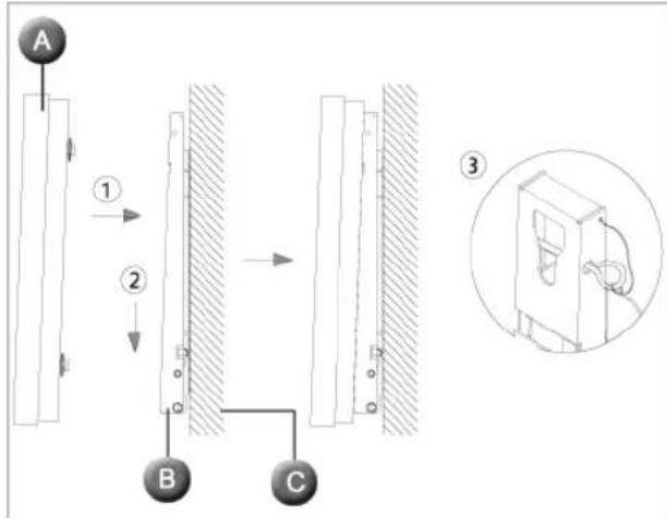 SAMSUNG SMT4011N - Het product op de wandsteun bevestigen - 5