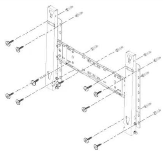 SAMSUNG SMT4011N - Zusammenbau der Wandhalterung - 3