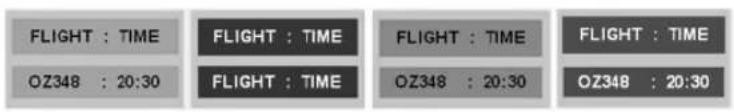 SAMSUNG SMT4011N - Okresowa zmiana kolorów znaków - 1