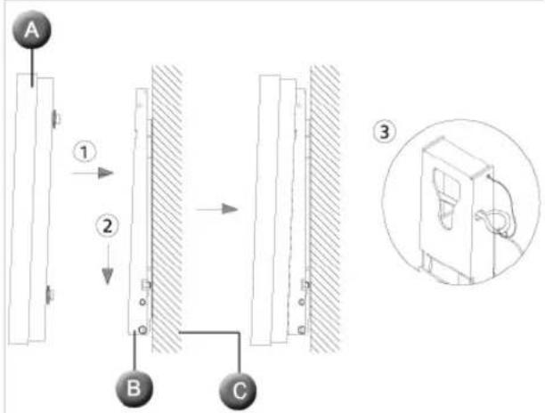 SAMSUNG SMT4011N - So montieren Sie das Gerät an der Wandhalterung - 5