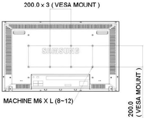 SAMSUNG SMT4011N - Montageanleitung für VESA-Halterung - 2