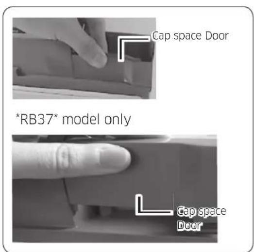 SAMSUNG RL30J3015SA - Reversing the door - 4
