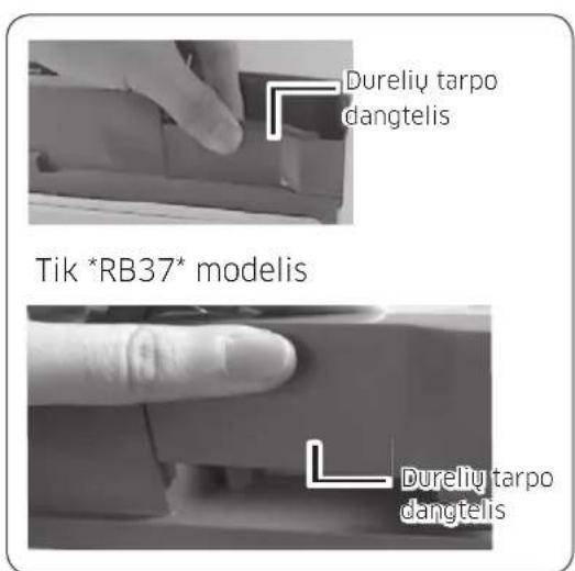 SAMSUNG RL30J3015SA - Dureliu atidarymo krypties pakeitimas - 4