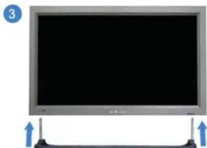 SAMSUNG SMT3211N - Installieren der Fuße (separatehaltlich) - 2