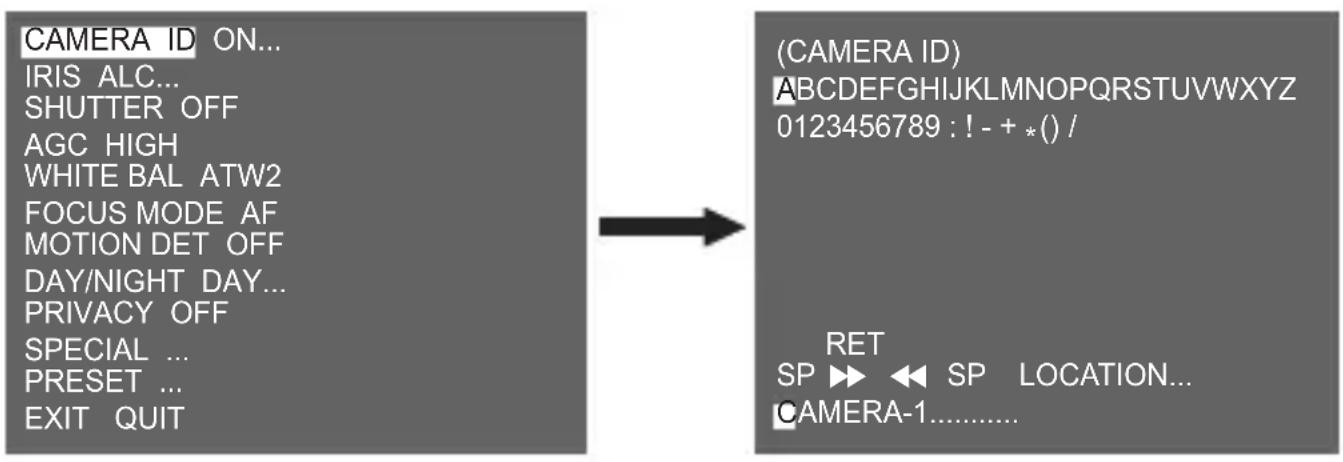 SAMSUNG SCCC4233P - CAMERA ID - 1