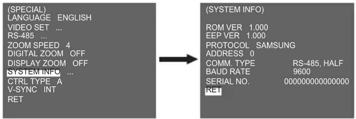 SAMSUNG SCCC4233P - SYSTEM INFO - 1