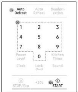 SAMSUNG MS19M8000AG - Auto Defrost - 1