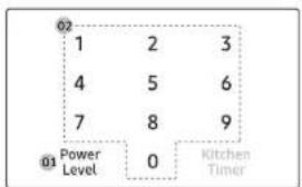SAMSUNG MS19M8000AG - Power level - 1