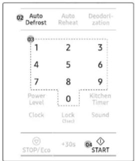 SAMSUNG MS19M8000AG - Décongélation automatique - 1