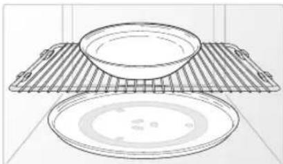 SAMSUNG ME21H706MQG - METAL SHELF - 3