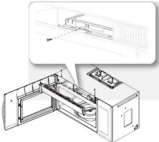 SAMSUNG ME21H706MQG - Reemplacement de l'ampoule de la surface de cuisson/veilleuse - 2