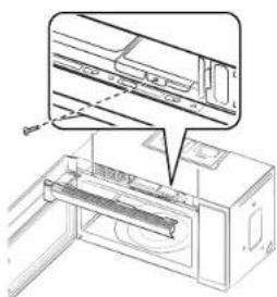 SAMSUNG ME21M706BAG - Replacing the oven light - 1