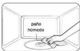 SAMSUNG ME21M706BAG - Instalación de su hora de microondas - 1