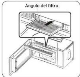 SAMSUNG ME21M706BAG - Reemplazo del filtró de carbón - 2