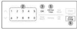 SAMSUNG ME21M706BAG - Uso del cronometro - 1
