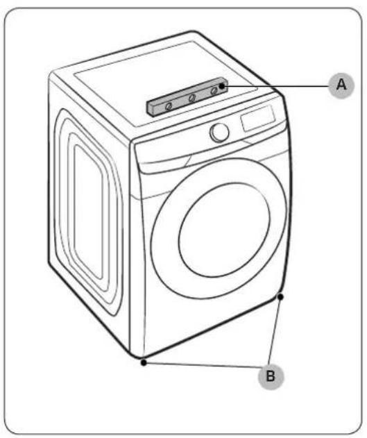 SAMSUNG DVG45T6100P - ÉTAPE 5 Mise à niveau du séche-linge - 1