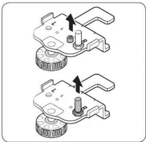 SAMSUNG RT18M6213SG - STEP 2 Remove the hinge and the door shaft - 2