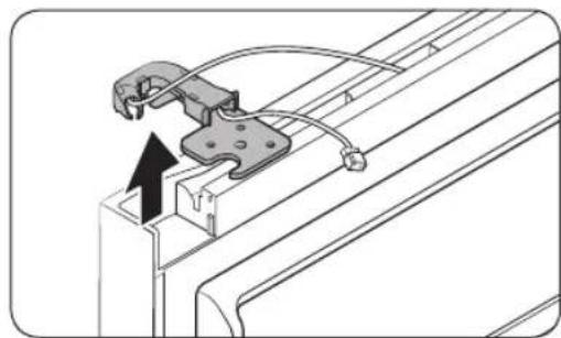 SAMSUNG RT18M6213SG - STEP 4 Reverse the bar cover and the top hinge - 2