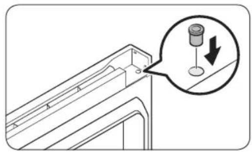 SAMSUNG RT18M6213SG - STEP 3 Reverse the auto closer (freezer door only) - 3