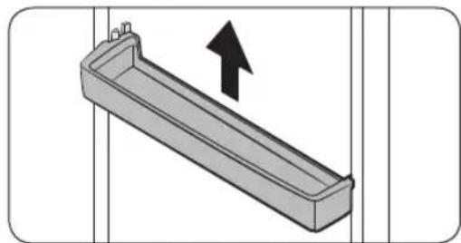 SAMSUNG RT18M6213SG - Barres de retenue de la porte - 1